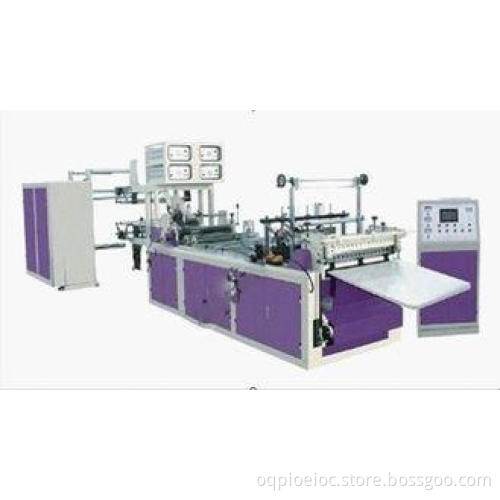 Full Automatic PVC Non Woven Zipper Bag Making Machine 380V